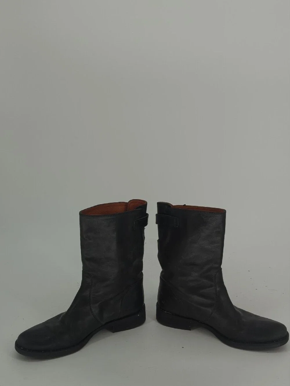 Classic Leather Mid-Calf Boots Boots Dark Brown size 7.5 western travel rustic